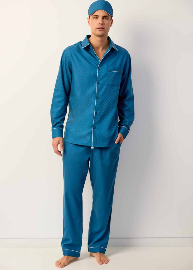 Bleu Pyjama Set